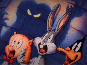 scared looney toons