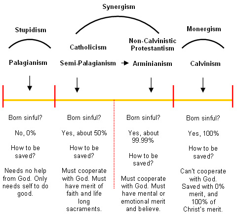 Calvinism Vs Catholicism Chart